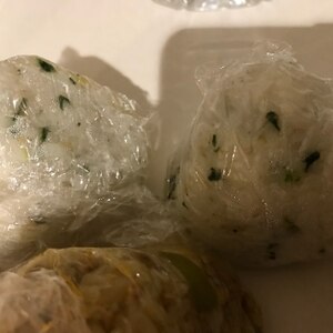 野沢菜のおにぎり